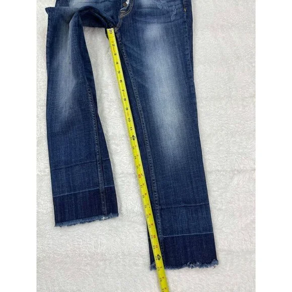 Vigoss Jagger Straight Crop Jeans 26x26 High Rise Button Fly - Picture 8 of 8